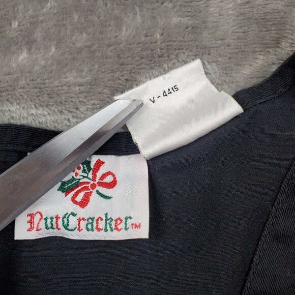 Vintage Nutcracker Christmas Vest Ugly Sweater Holiday Size S READ HOLES - Picture 4 of 15